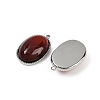 Natural Red Agate Pendants STAS-F322-15P-02-2