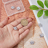 6Pcs 1-Hole Zinc Alloy Shank Buttons FIND-DC0005-27-3