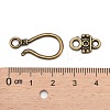Alloy Hook Clasps PALLOY-2781-AB-FF-3