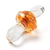 Transparent Handmade Lampwork Pendants LAMP-T021-14G-2