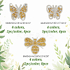 Butterfly/Bees Hotfix Rhinestone DIY-AR0004-60-2