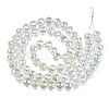 Electroplate Transparent Glass Beads Strands EGLA-N002-15-B02-2