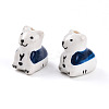 Handmade Porcelain Beads PORC-N009-09A-1