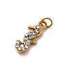 304 Stainless Steel Rhinestone Pendants STAS-B097-06G-04-2