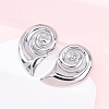304 Stainless Steel Stud Earrings for Women EJEW-K306-06P-3