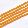 Opaque Solid Color Glass Beads Strands GLAA-S178-14A-05-1