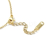 Flat Round Acrylic Pendant Necklaces NJEW-G128-03G-3