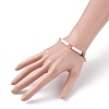Natural White Shell Beads Stretch Bracelets BJEW-JB07266-02-3