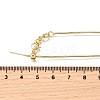 1MM Brass Round Snake Chain Adjustable Slider Necklaces NJEW-M108-29G-3