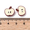 Apple Spray Painted Alloy Beads FIND-C075-02B-3
