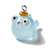 Marine Series Transparent Resin Pendants RESI-E031-02P-02-1