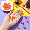 30Pcs Opaque Resin Vegetable Pendants RESI-SC0006-33-4