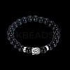 Fashion Beaded Stretch Bracelets BJEW-BB32438-AS-2