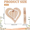 Heart Unfinished Wood Decoration DIY-WH0888-465-2