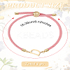 1Pc Adjustable Nylon Cord Slider Bracelets for Women BJEW-LP0001-32D-03-2
