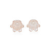 6-Petal Imitation Jelly Acrylic Bead Caps LS-X-JACR-T002-02D-3