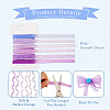 30 Yards 6 Colors Polyester Ribbon OCOR-TAC0028-06D-4