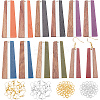 Trapezoid Charm Dangle Earring DIY Making Kit for Girl Women DIY-OC0007-80-1