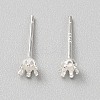 925 Sterling Silver Earrings Findings LS-FIND-WH0152-680A-1