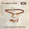 Bohemian Imitation Leather Tassel Wrap Chain Belts AJEW-WH20033-096AS-C-2