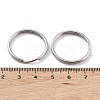 Non-Tarnish 304 Stainless Steel Split Key Rings STAS-Q314-02I-P-3