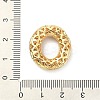 Rack Plating Brass Micro Pave Cubic Zirconia Pendants KK-Q790-01O-G-3
