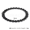 Synthetic Non-magnetic Hematite Beads Stretch Bracelets for Men RL7655-19-1