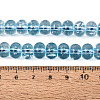 Crackle Transparent Glass Beads Strands GLAA-N074-02B-09-2