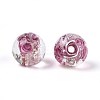 Handmade Foil Lampwork Beads LAMP-T021-33E-3