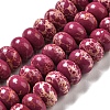 Synthetic Imperial Jasper Dyed Beads Strands G-D077-E01-01C-1