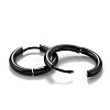 304 Stainless Steel Huggie Hoop Earrings EJEW-O087-09D-EB-2