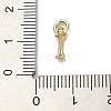 Golden Brass Charms LS-KK-H493-01G-06-3