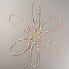 Plastic Girl Pendant Necklace with Heart Beaded for Kids NJEW-TAC0009-03-1
