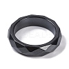 Magnetic Synthetic Hematite Finger Ring for Men Women RJEW-A047-01H-2