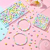36Pcs 6 Colors Opaque Acrylic Beads MACR-YW0003-24A-5
