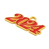 Alloy Enamel Pendants PALLOY-ZX001-12G-03-2