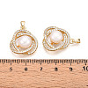 Natural Cultured Freshwater Pearl Rose Pendants PEAR-N020-07M-3