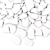 Nuggets Shape Porcelain Mosaic Tiles PW-WGF837F-01-1