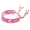Polyester-cotton Braided Rhombus Pattern Cord Bracelet FIND-PW0013-001A-04-1