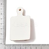 Opaque Resin Pendants RESI-K030-08A-4