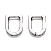 Tarnish Resistant 304 Stainless Steel Huggie Hoop Earrings STAS-H156-12B-P-2