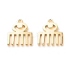 Brass Pendants KK-Z010-11G-1