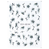 3Pcs Flower ABS Plastic Self Adhesive Nail Art Stickers MRMJ-SP0001-23-7