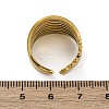 304 Stainless Steel Open Cuff Rings for Women RJEW-F174-04G-3