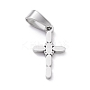Non-Tarnish 304 Stainless Steel Pendants STAS-L216-24P-1