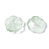 Transparent Spray Painted Imitation Jade Glass Beads GLAA-Q089-003-E003-4