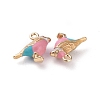 Alloy Enamel Pendants X-ENAM-R149-08A-G-2