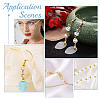 300Pcs 3 Style Brass Crimp Beads Covers KK-PH0003-59-4