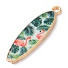 Printed Alloy Pendants AL-CBAFB12-01G-2