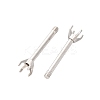 304 Stainless Steel Stud Earring Findings STAS-B091-02A-01P-2